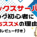 エックスサーバーがブログ初心者におすすめの理由